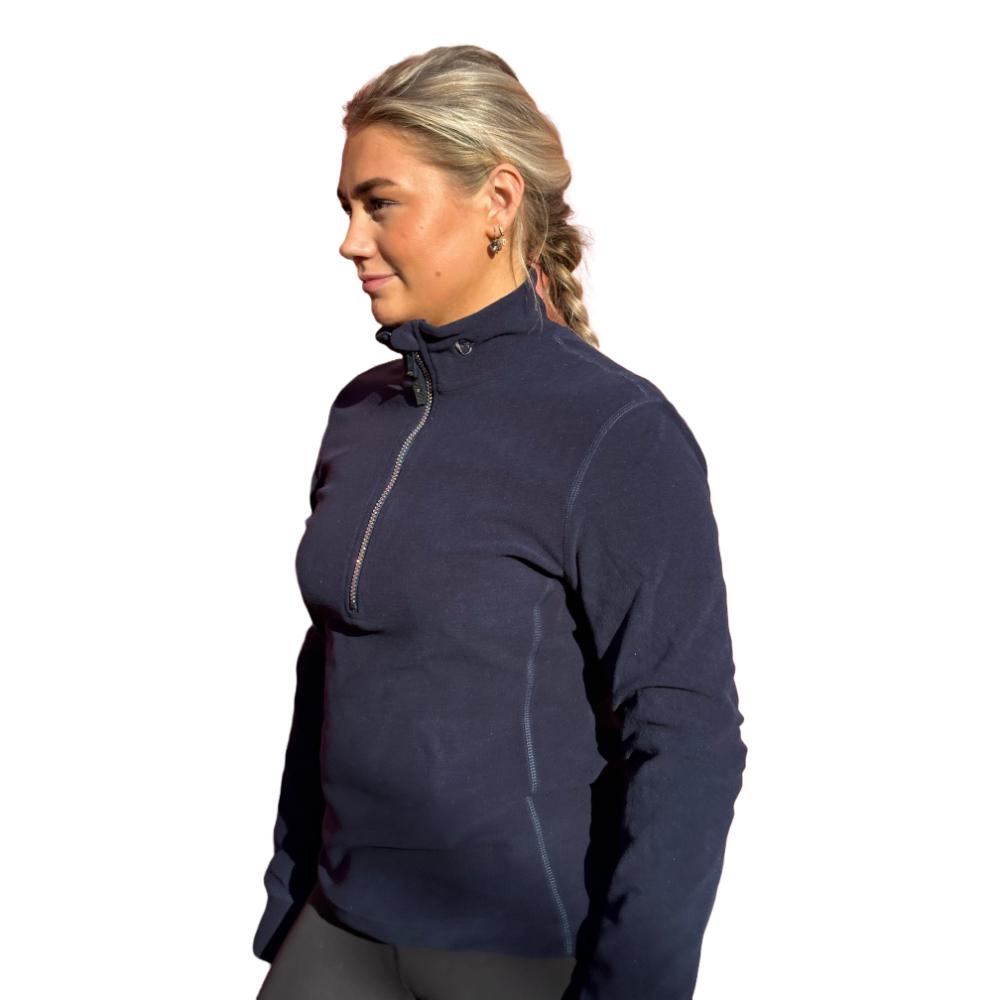Conte Of Florence Santis Zip Fleecegenser Dame Blue Navy, S