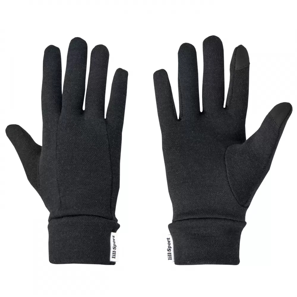 Lill-Sport Wool Liner Touch Innerhanske Black, 10