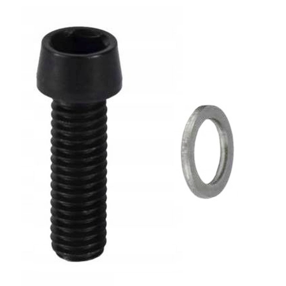 Shimano Deore XT M760 Festeskrue Krankarm m/Skive | M6 x 19mm Grey, M6x19mm